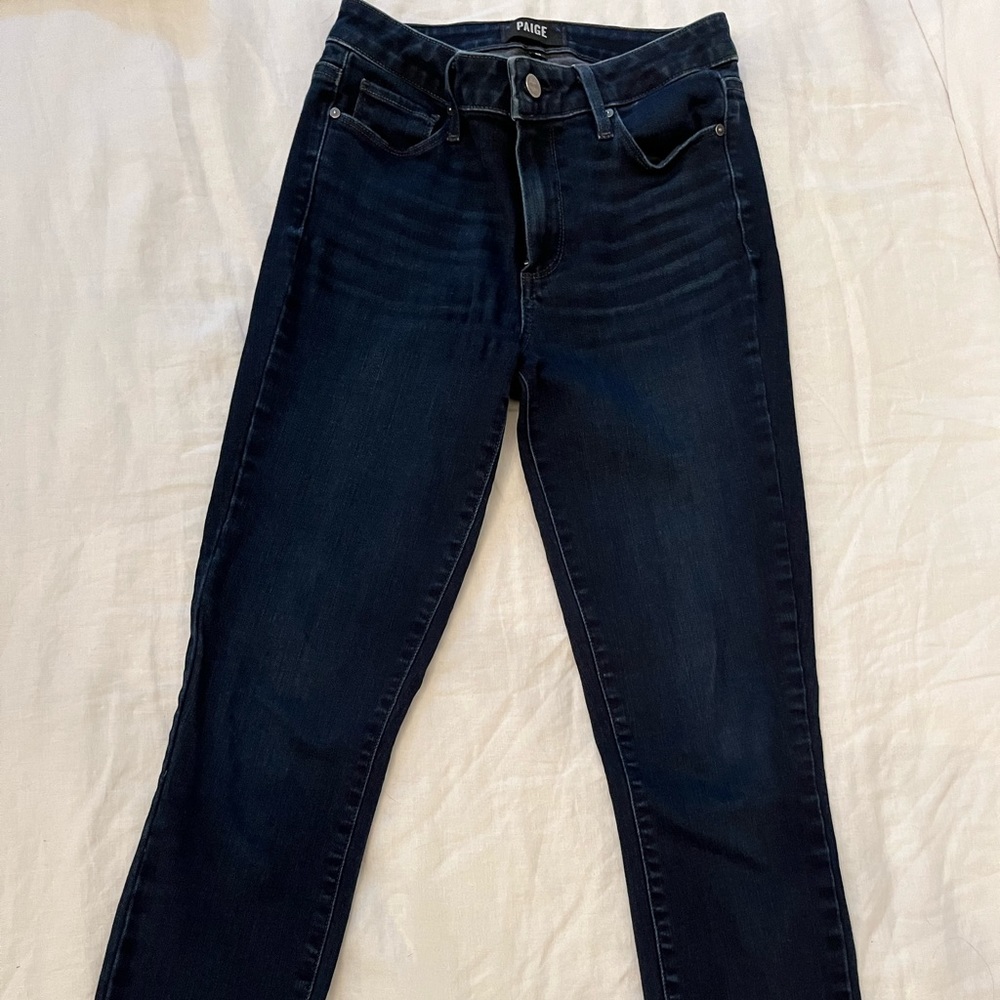 Paige premium dark denim jeans